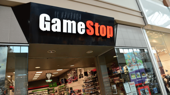 Fachada da loja GameStop