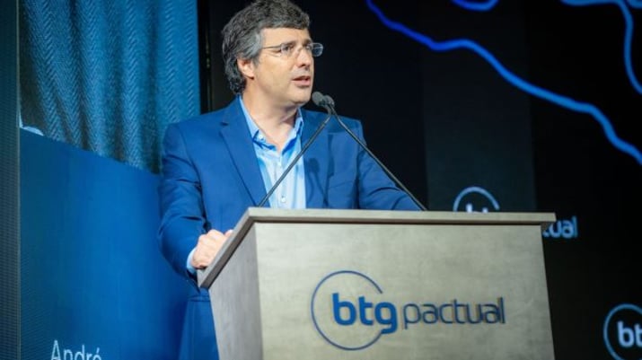 André Esteves, sócio sênior do BTG Pactual, discursa na CEO Conference 2022