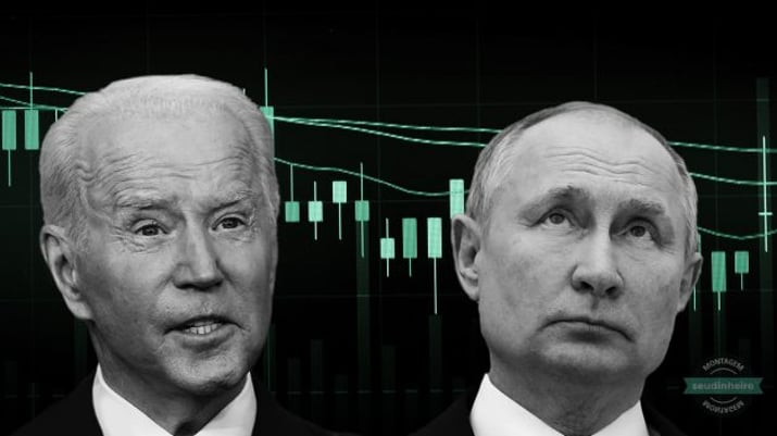 Vladimir Putin e Joe Biden dominam o humor da bolsa