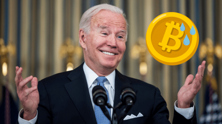 Joe Biden, presidente dos Estados Unidos, não liga para o bitoin (BTC)