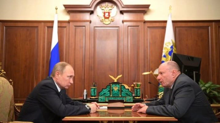 Vladimir Putin e Vladimir Potanin