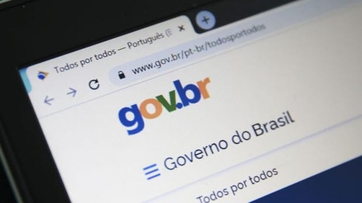 Imagem do site gov.br