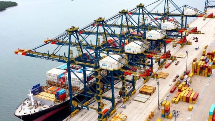 Terminal da APM no Porto de Santos