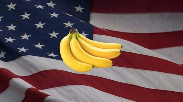 estados unidos, eua, banana, trump