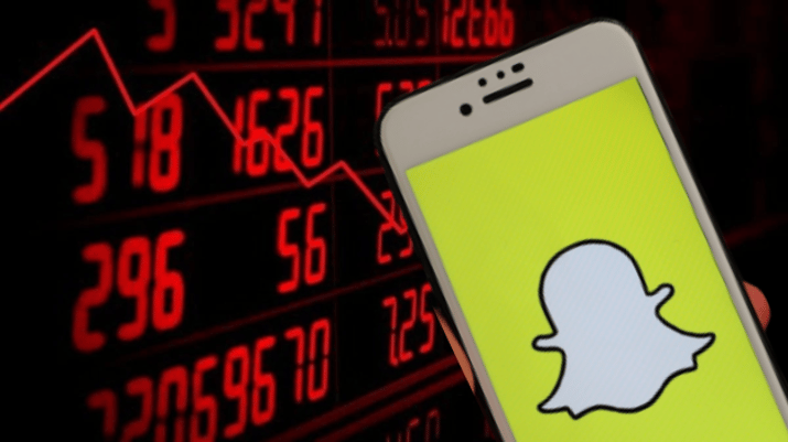 Ações da Snap, dona do Snapchat, em queda