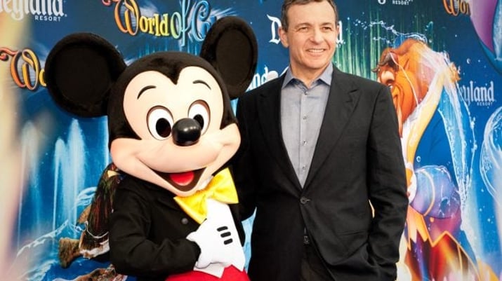 Bob Iger, CEO da Disney, na World of Color Premiere - Disney California Adventure Park