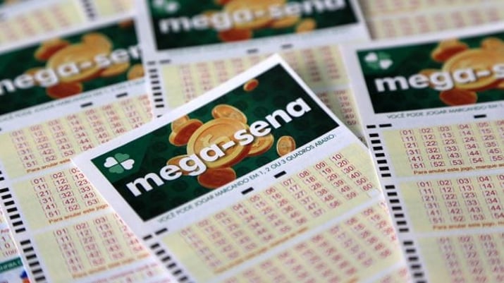 Bilhetes de loterias Mega-Sena