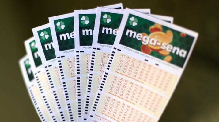 Bilhetes de loterias Mega-Sena