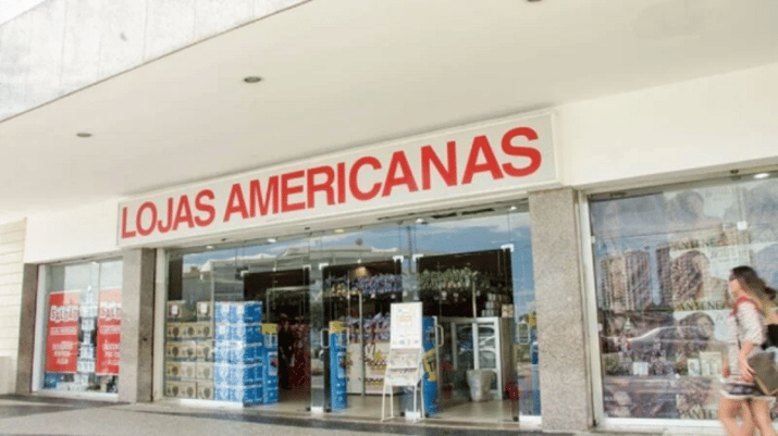 fachada lojas americanas