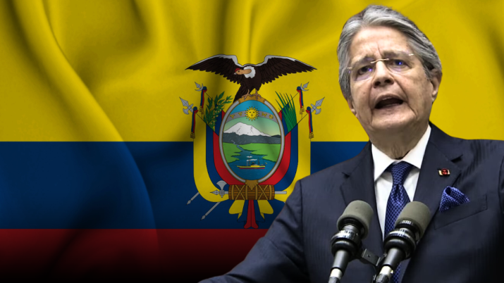 Presidente do Equador, o político de centro-direita Guillermo Lasso