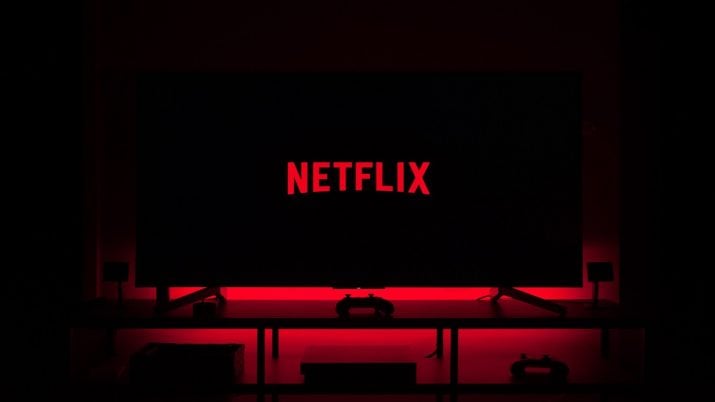 TV com logo da Netflix