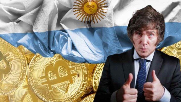 Javier Milei, presidente eleito da Argentina e pró bitcoin (BTC)