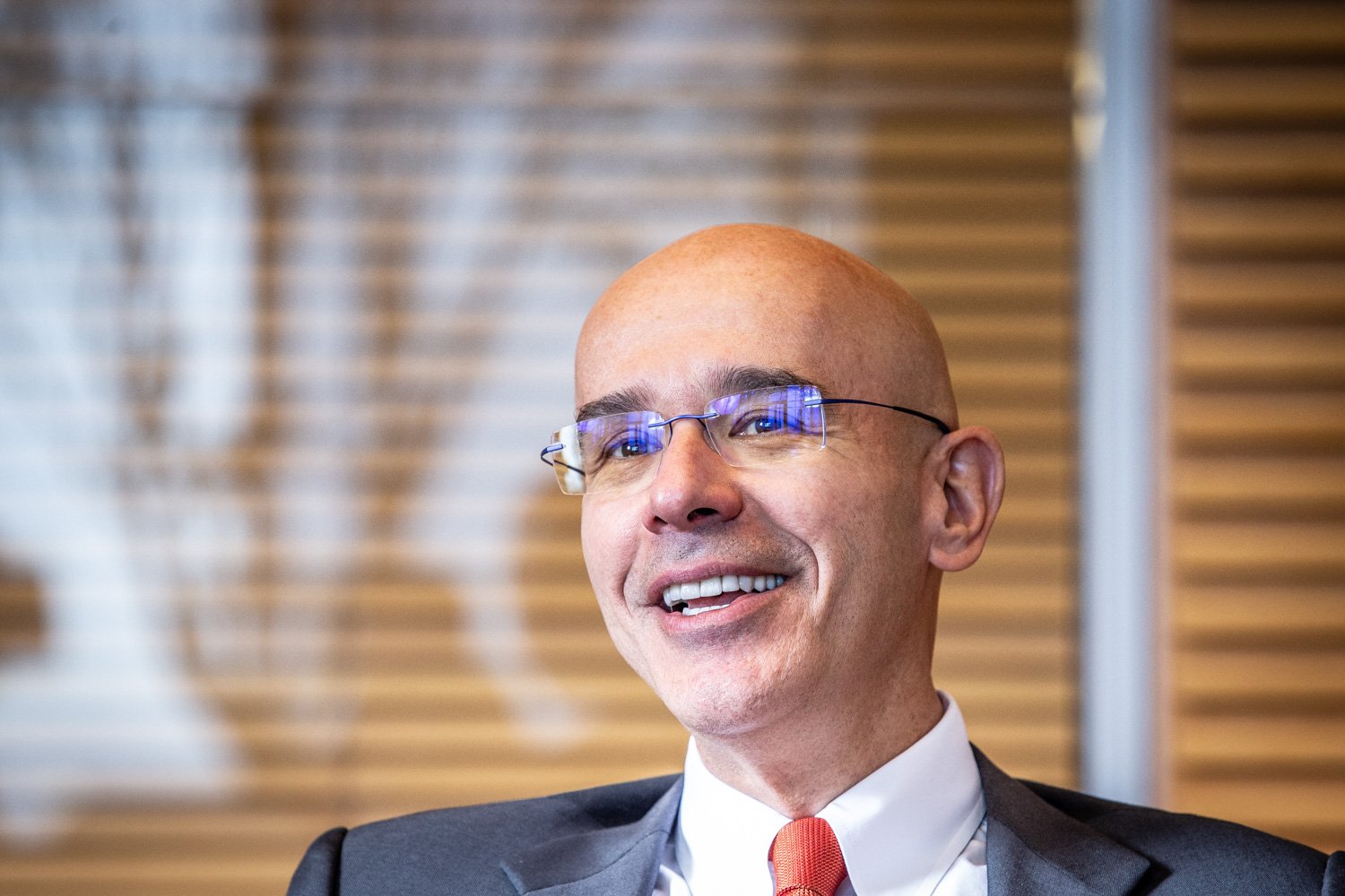 Sergio Rial quando era presidente do Santander Brasil