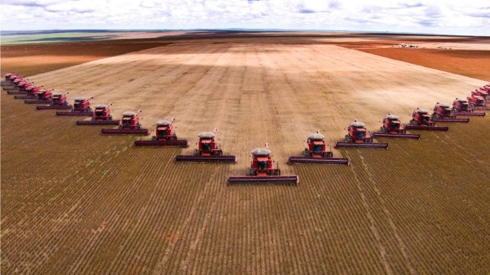 Lavoura de soja no Mato Grosso