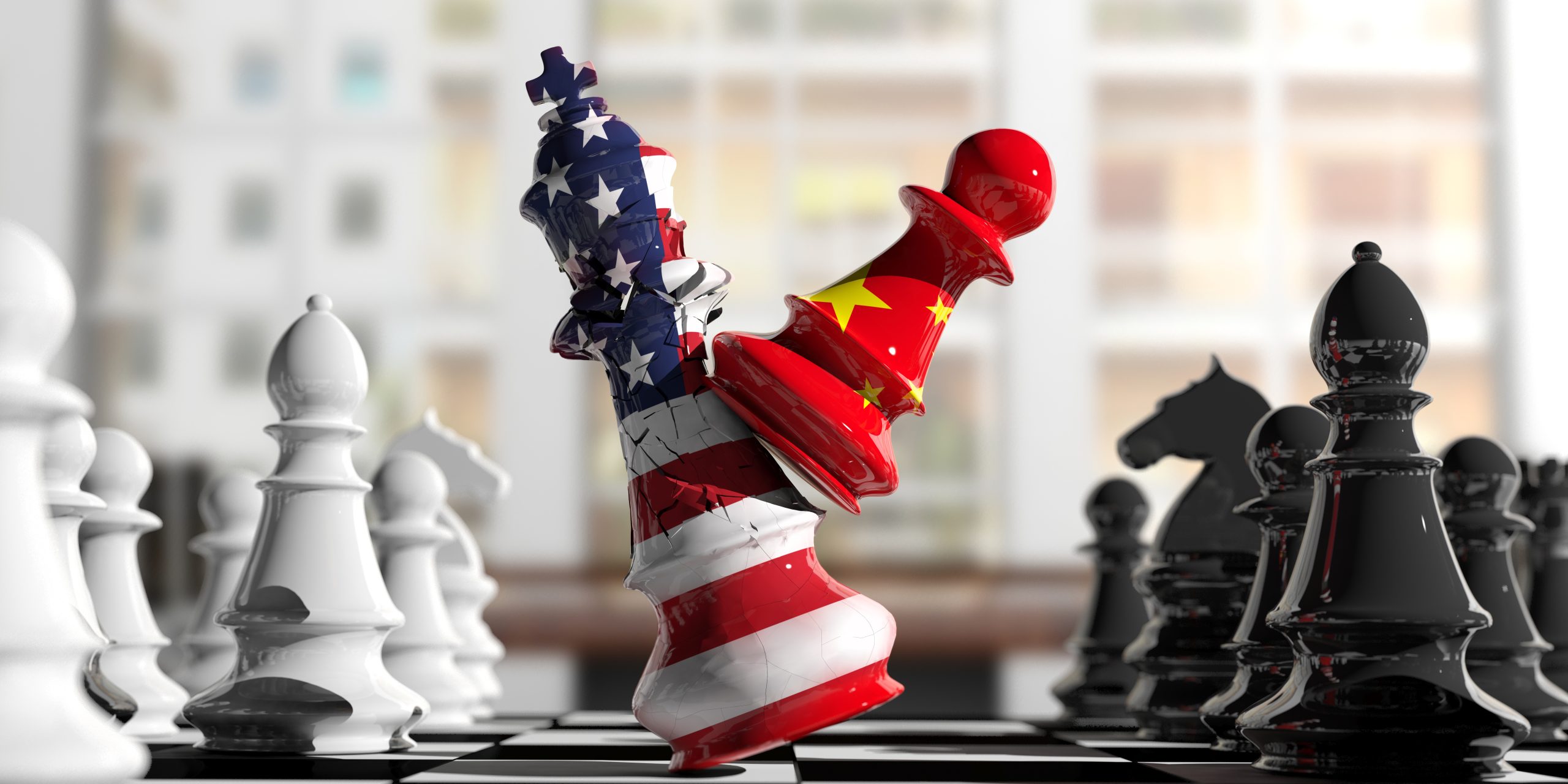 Xadrez com Estados Unidos e China