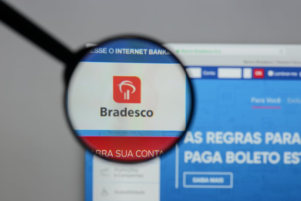 Tela do site do Bradesco
