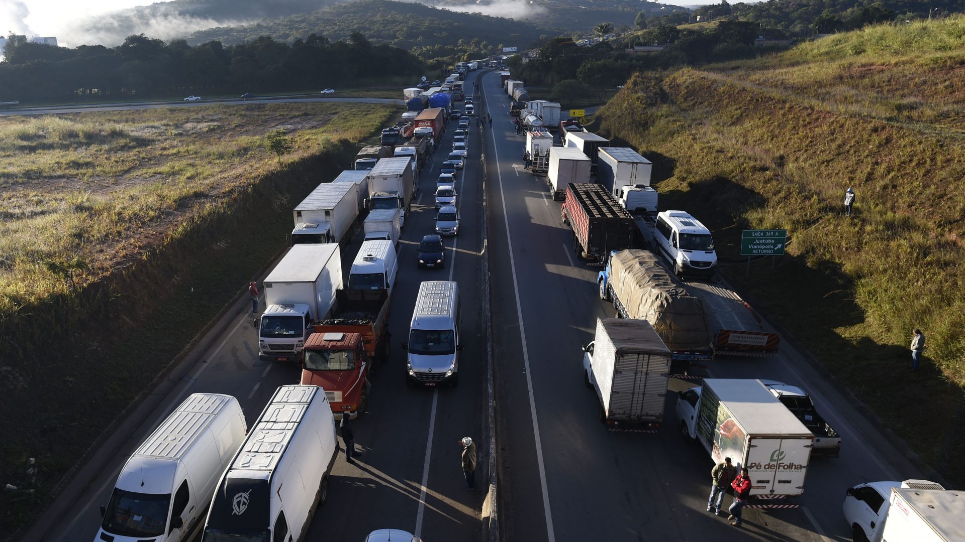 Greve dos caminhoneiros
