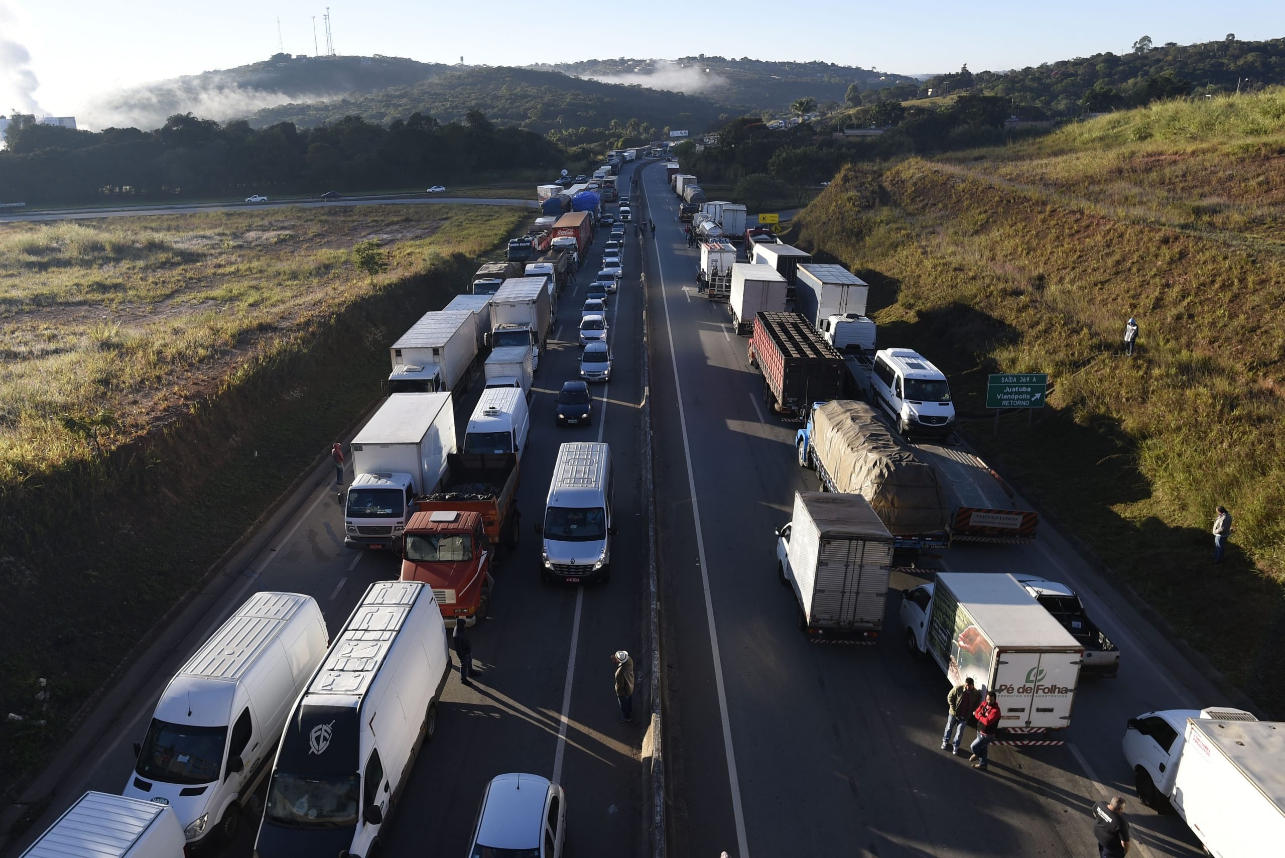 Greve dos caminhoneiros