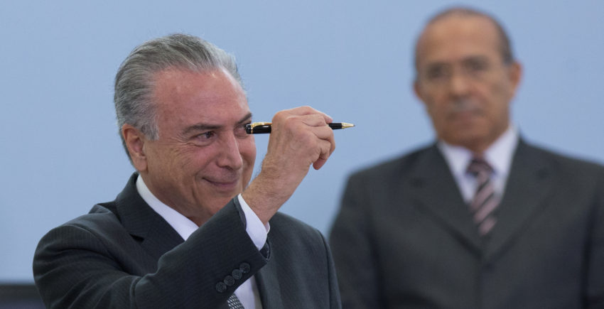 O ex-presidente Michel Temer