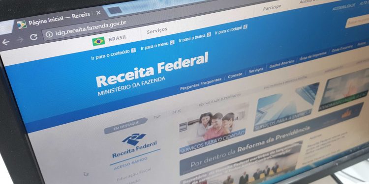 Site da Receita Federal para declaração do imposto de renda