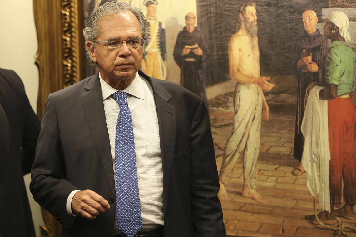 O ministro da Economia, Paulo Guedes, na Comissão de Constituição e Justiça (CCJ) da Câmara, debate a reforma da Previdência (PEC 6/19)