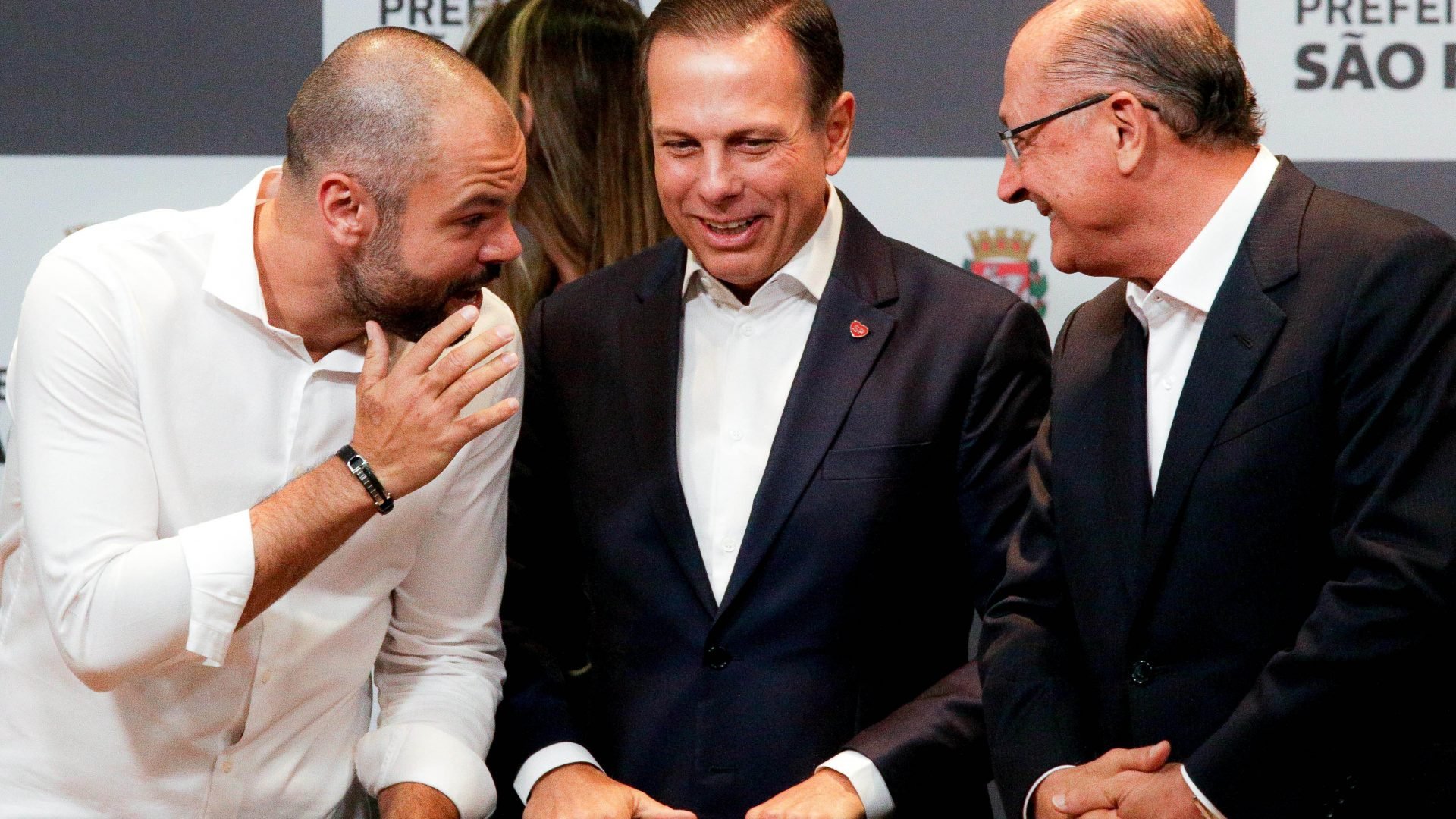 Bruno Covas, João Doria e Geraldo Alckmin