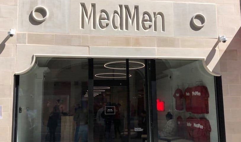 Fachada de loja da MedMen