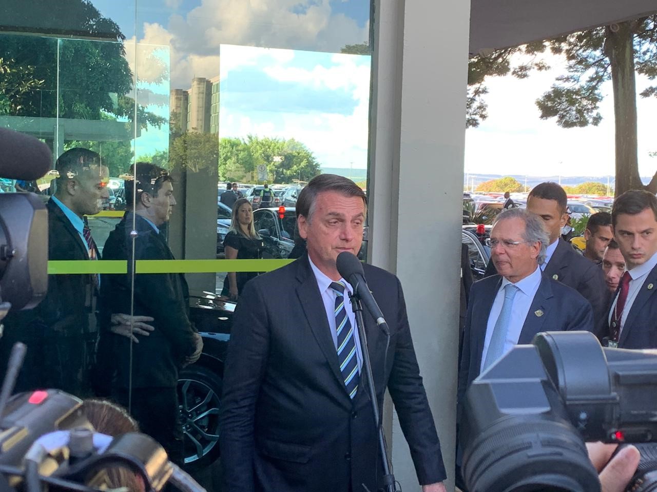 Bolsonaro e Paulo Guedes