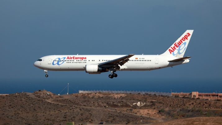 Avião da Air Europa