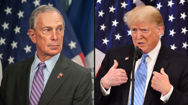 Michael Bloomberg e Donald Trump