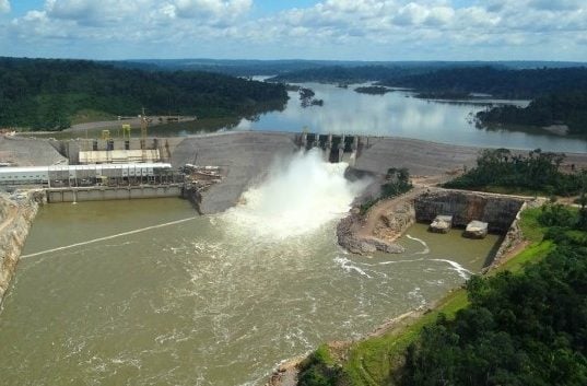 Usina Hidrelétrica Teles Pires, controlada pela Neoenergia e Eletrobras