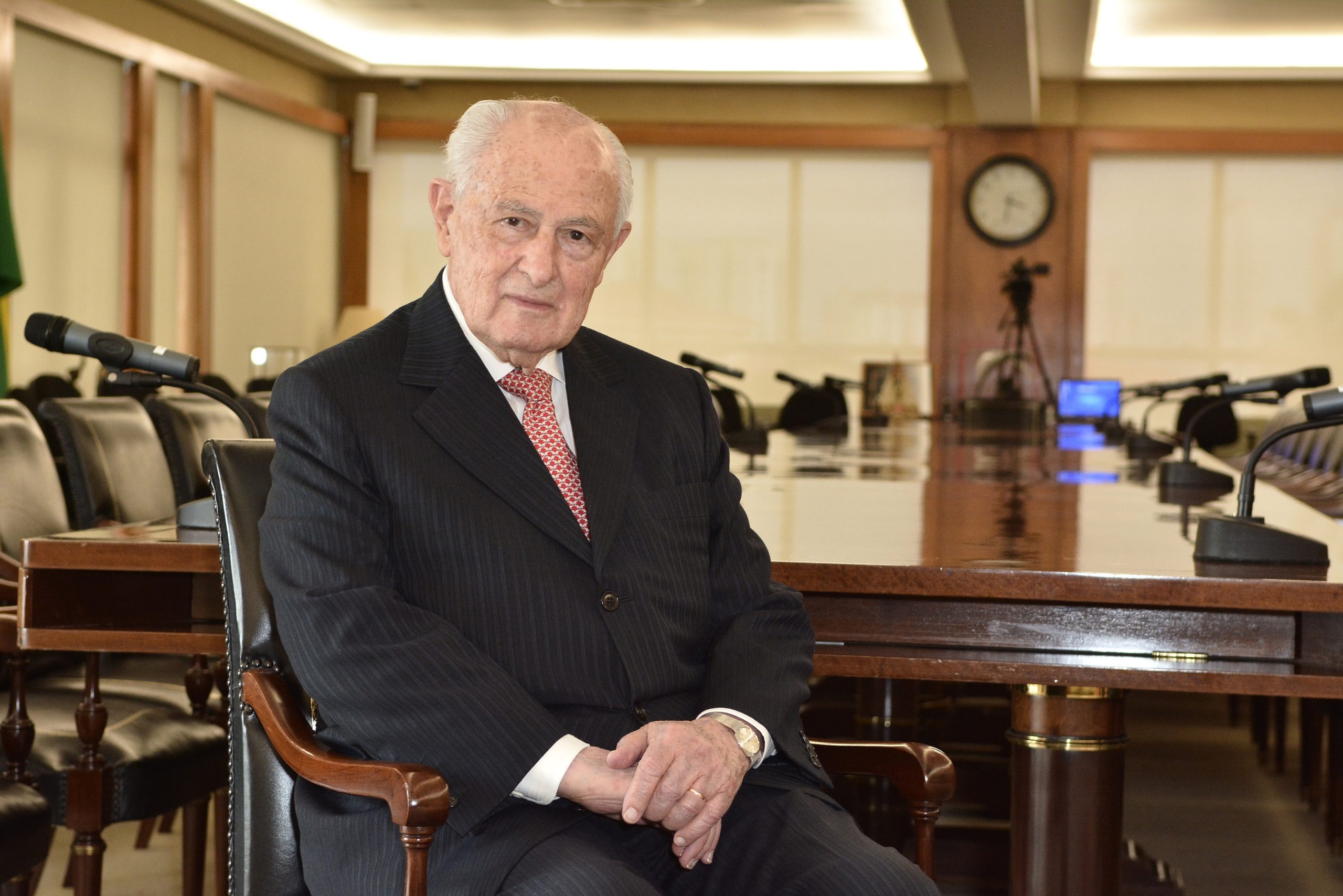 Lázaro de Mello Brandão, ex-presidente do Conselho do Bradesco.
