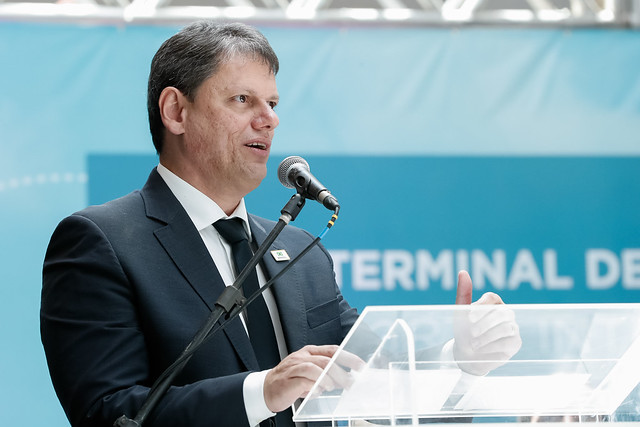 Tarcísio de Freitas, ministro da infraestrutura do governo Bolsonaro