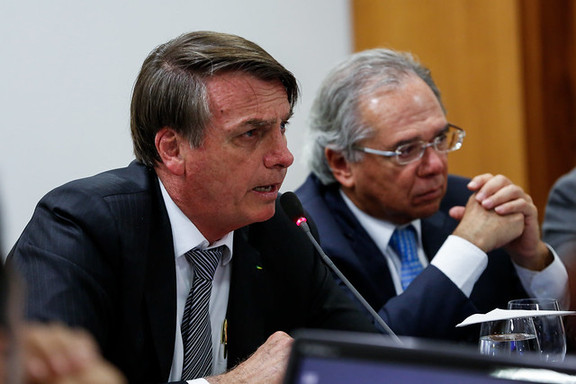 Jair Bolsonaro e Paulo Guedes