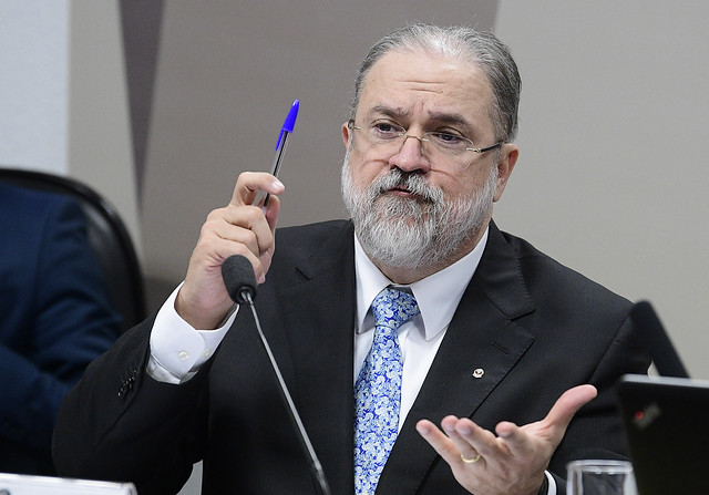 Augusto Aras em sabatina na Comissão de Constituição, Justiça e Cidadania (CCJ) do Senado