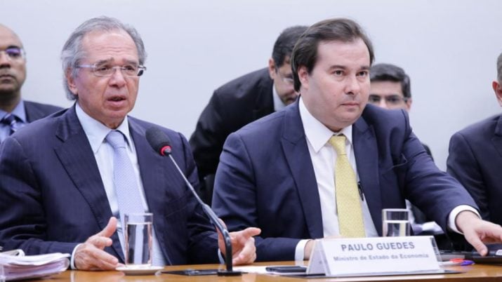 Paulo Guedes e Rodrigo Maia