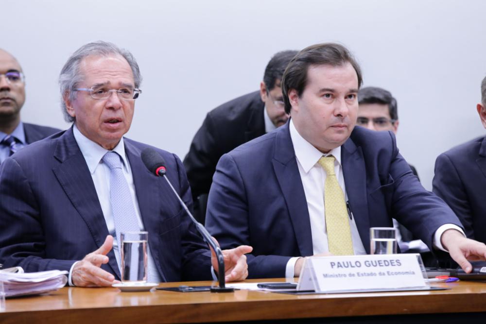 Paulo Guedes e Rodrigo Maia