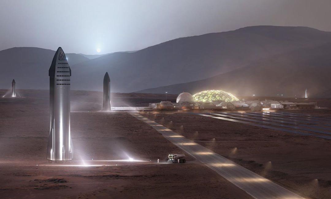 SpaceX em Marte