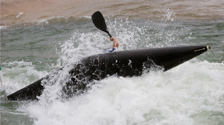 Canoa virada