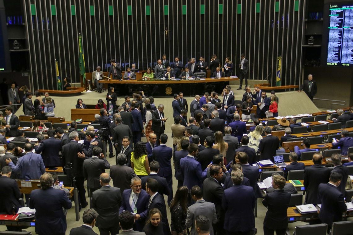O Plenário da Câmara dos Deputados