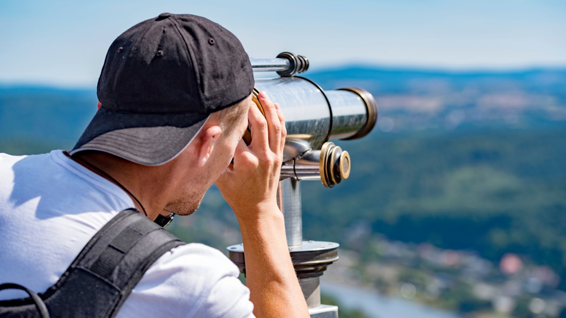 Observador em mirante