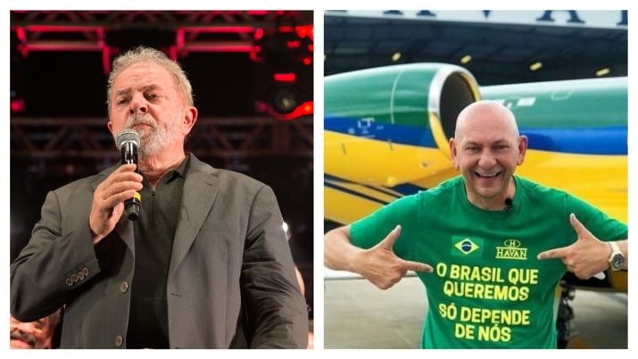 Lula e Luciano Hang. da Havan