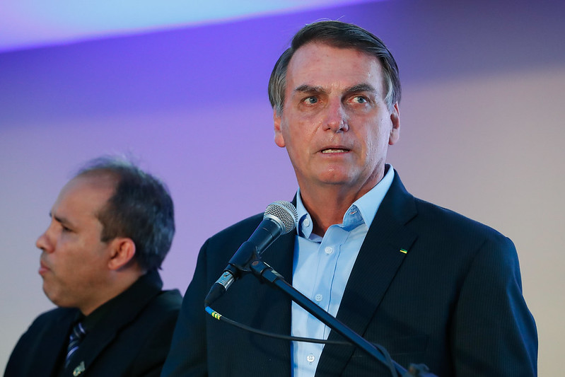 (Santos - SP, 10/01/2020) Presidente da República, Jair Bolsonaro