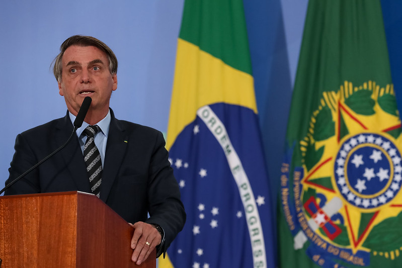(Brasília - DF, 29/01/2020) Presidente da República, Jair Bolsonaro, durante encontro com Sertanejos.