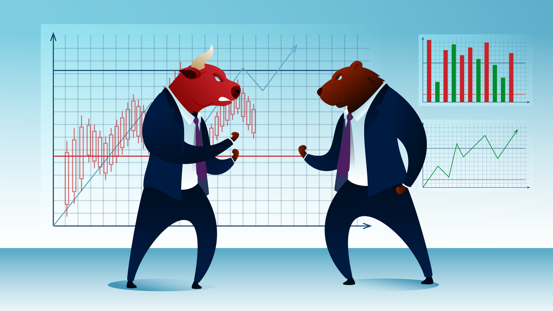 Mercados Ibovespa touros ursos