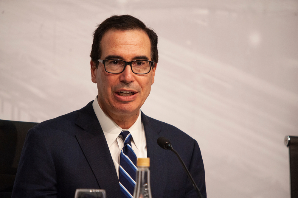Secretário do Tesouro dos EUA, Steven Mnuchin, em 2018