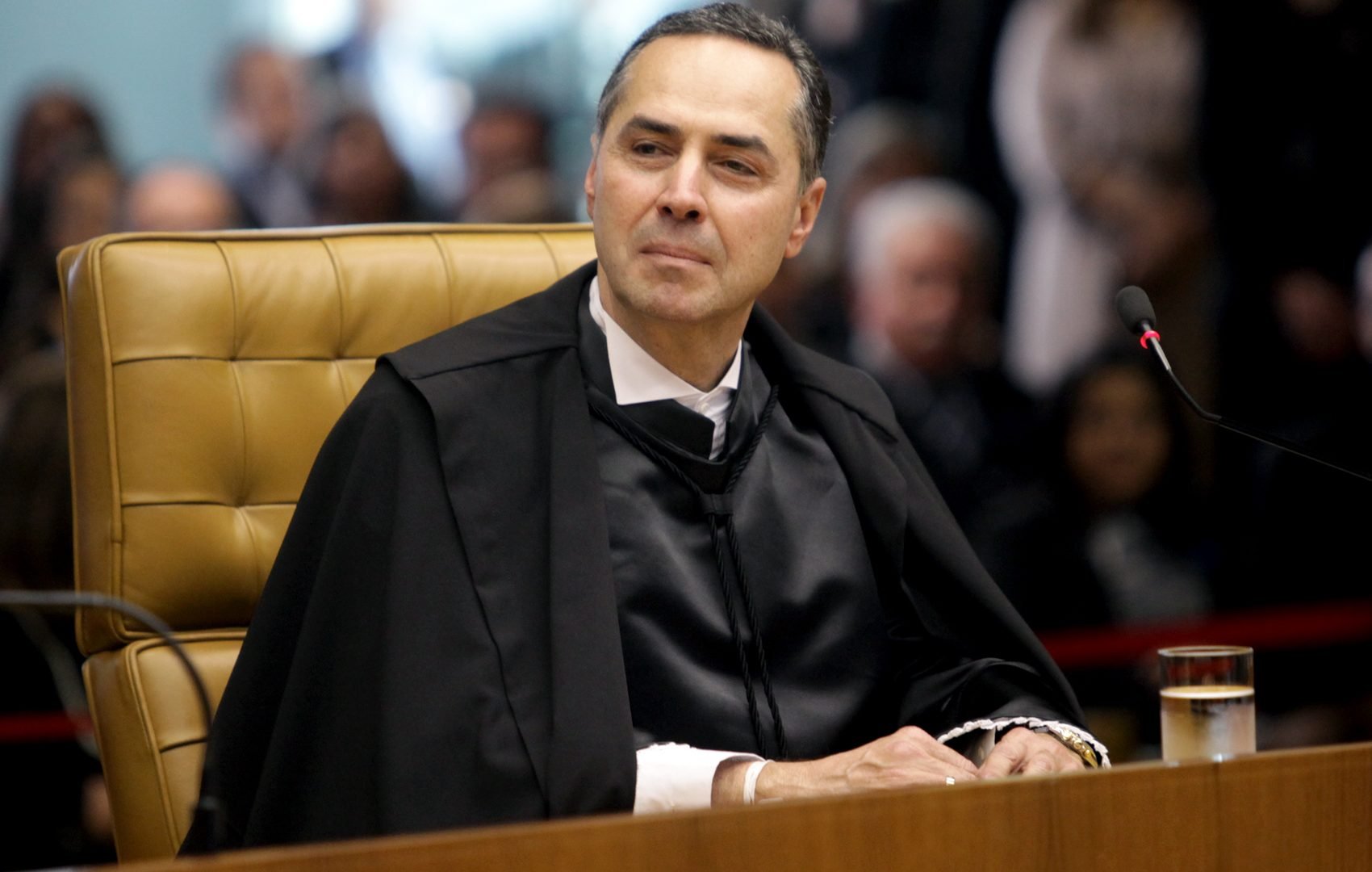 Luís Roberto Barroso em posse como ministro do Supremo Tribunal Federal