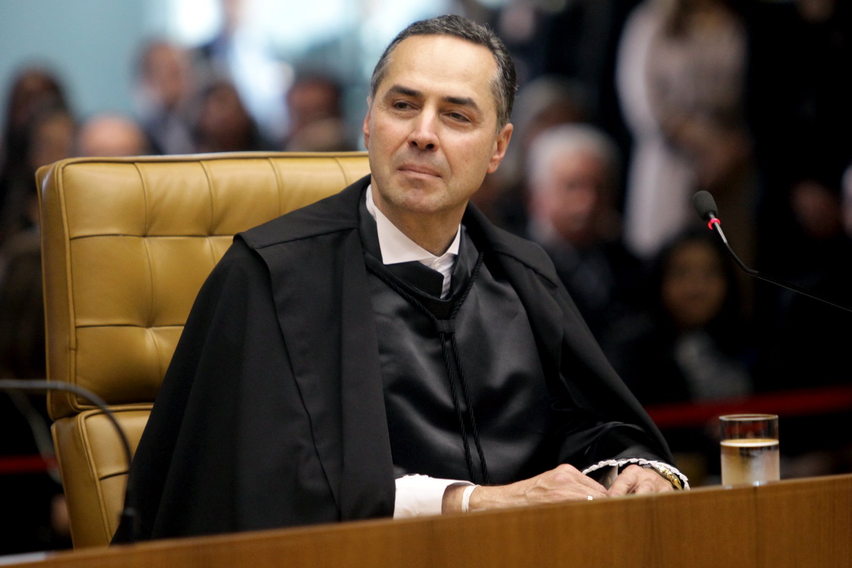 Luís Roberto Barroso em posse como ministro do Supremo Tribunal Federal