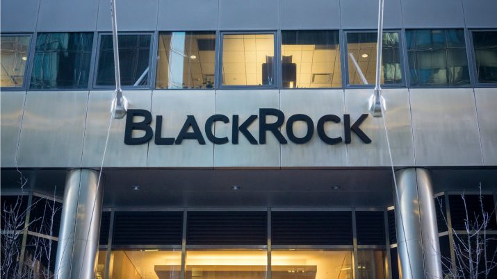 Fachada da sede da gestora BlackRock em Nova York