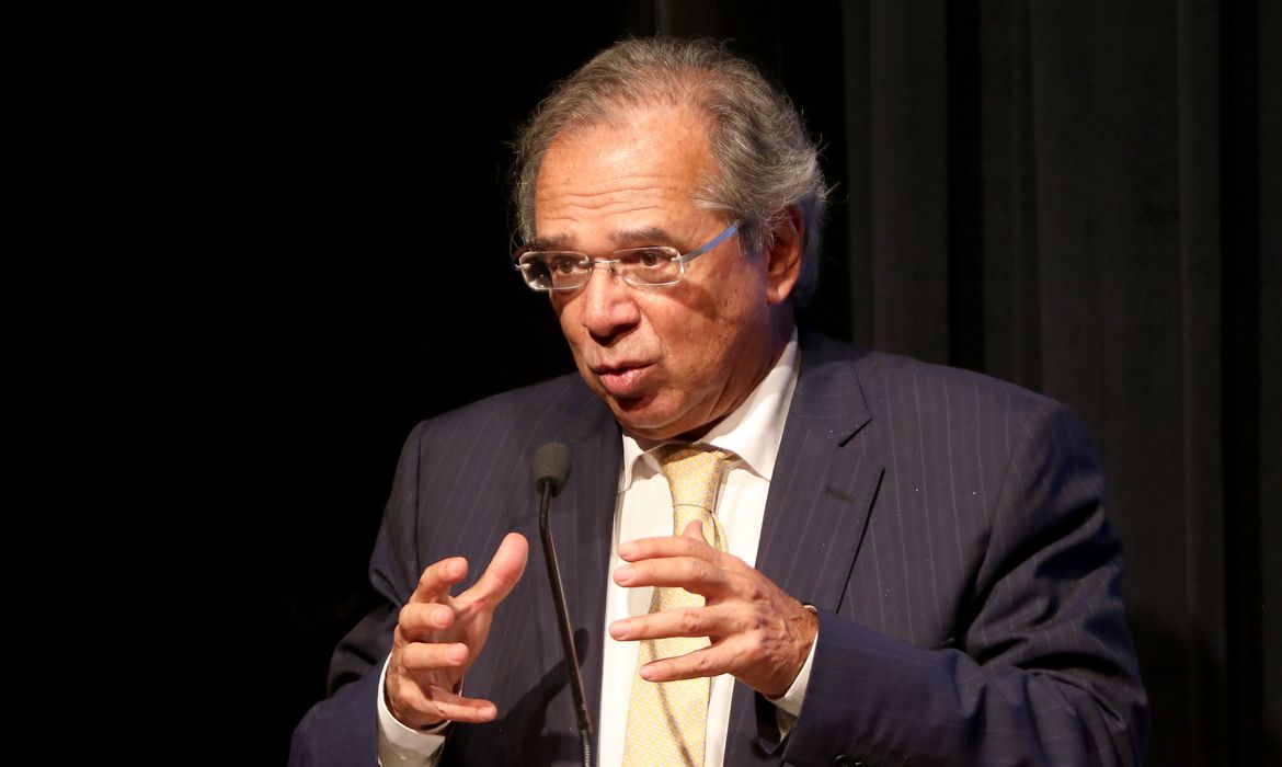 O ministro da Economia, Paulo Guedes, faz palestra de encerramento do Seminário de Abertura do Legislativo de 2020